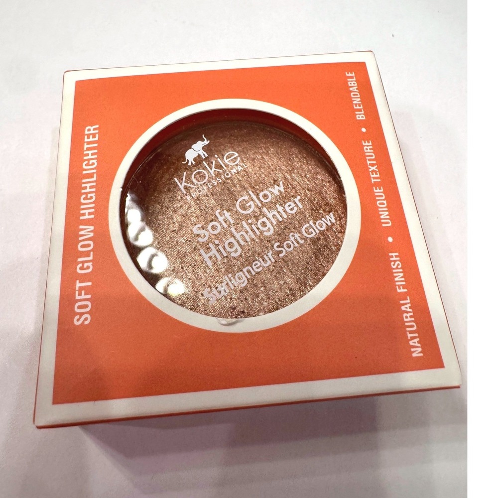 Kokie Soft Glow Highlighter Womens 0.16oz Rosy HB877 Natural Finish Blendable